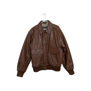 Vintage Jacket Type A-2 Jacket Flyers Leather US Army Airforce NO 8415 Size M